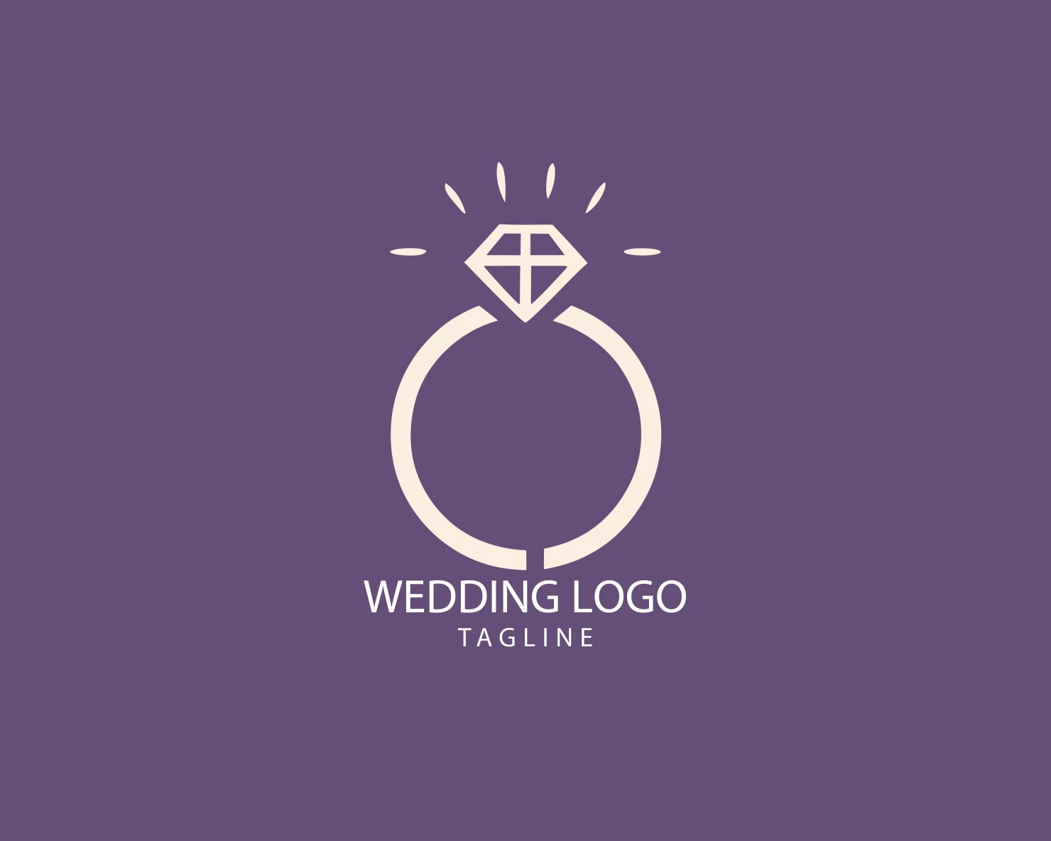 Wedding customizable logo set design #39686