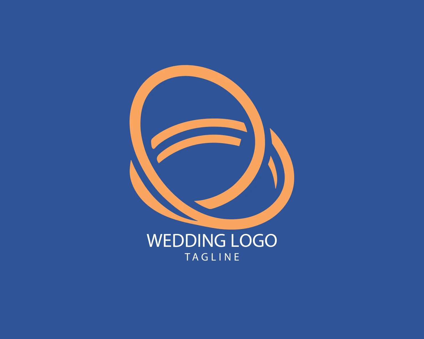 Wedding customizable logo set design #39691