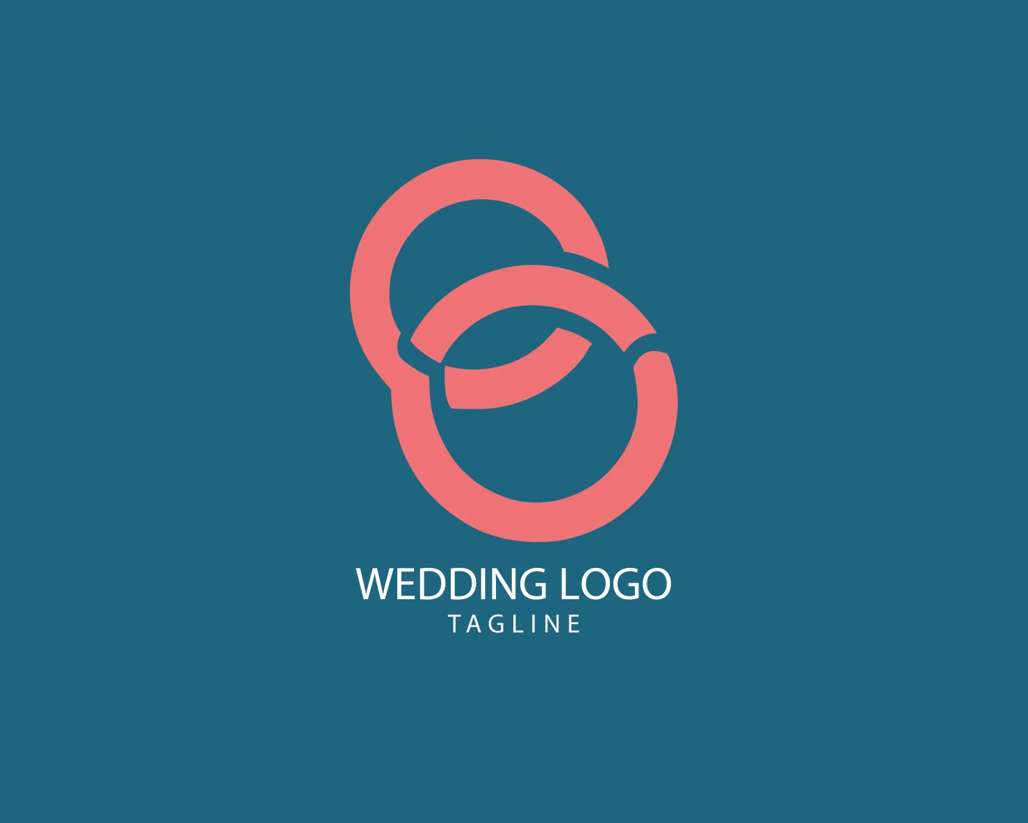 Wedding customizable logo set design #39693