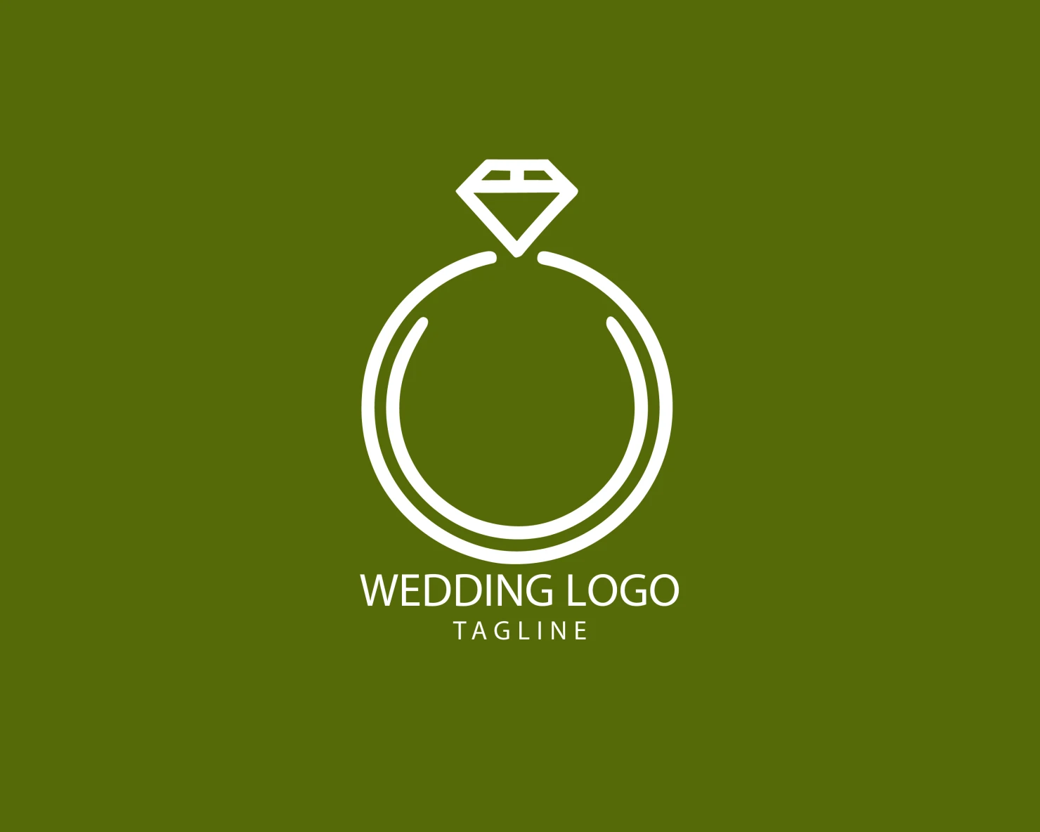 Wedding customizable logo set design #39697