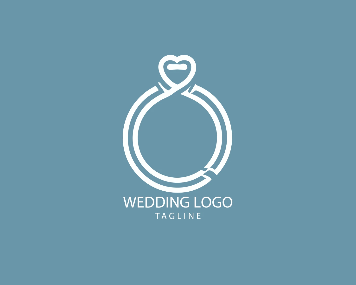 Wedding customizable logo set design #39698
