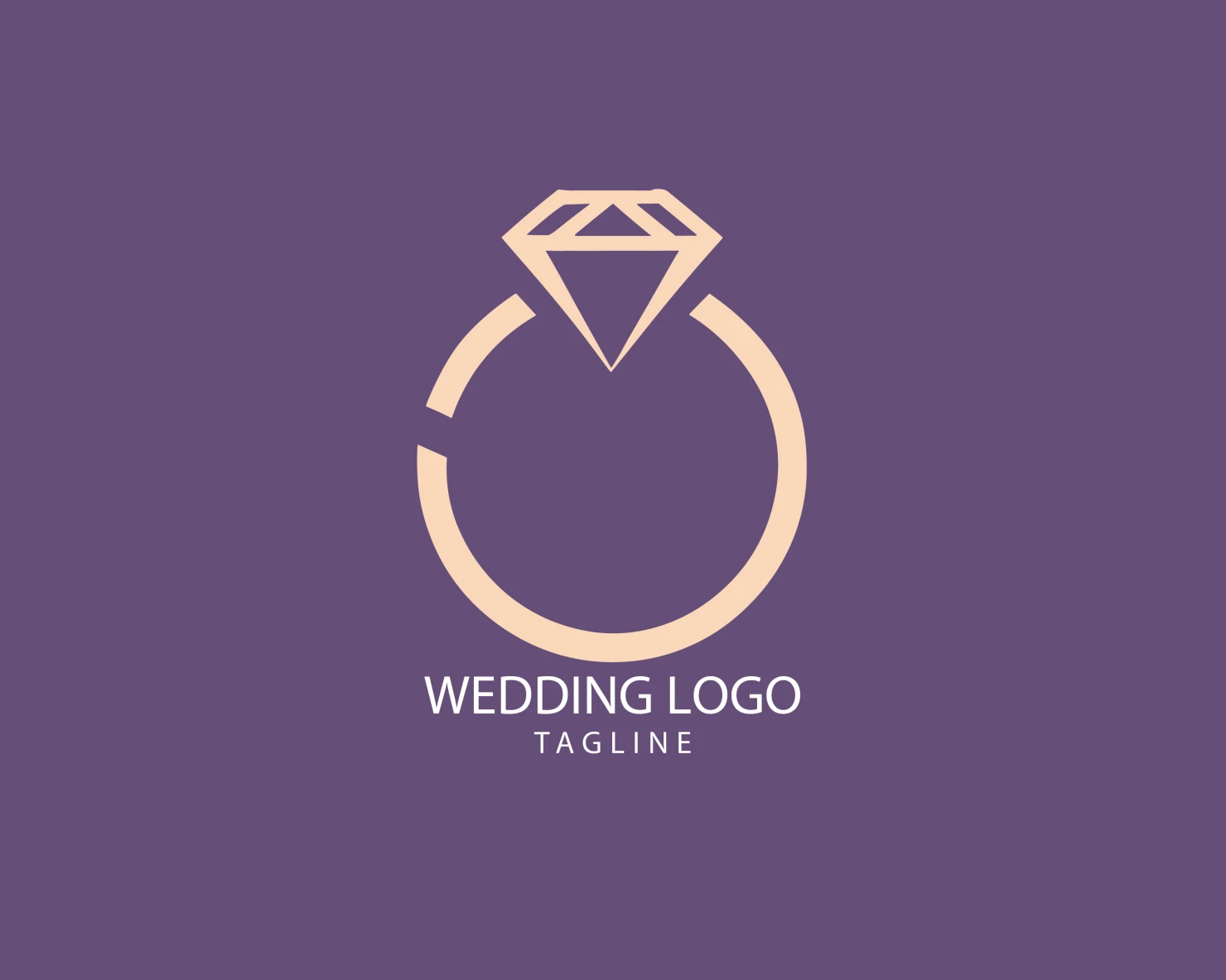 Wedding customizable logo set design #39702