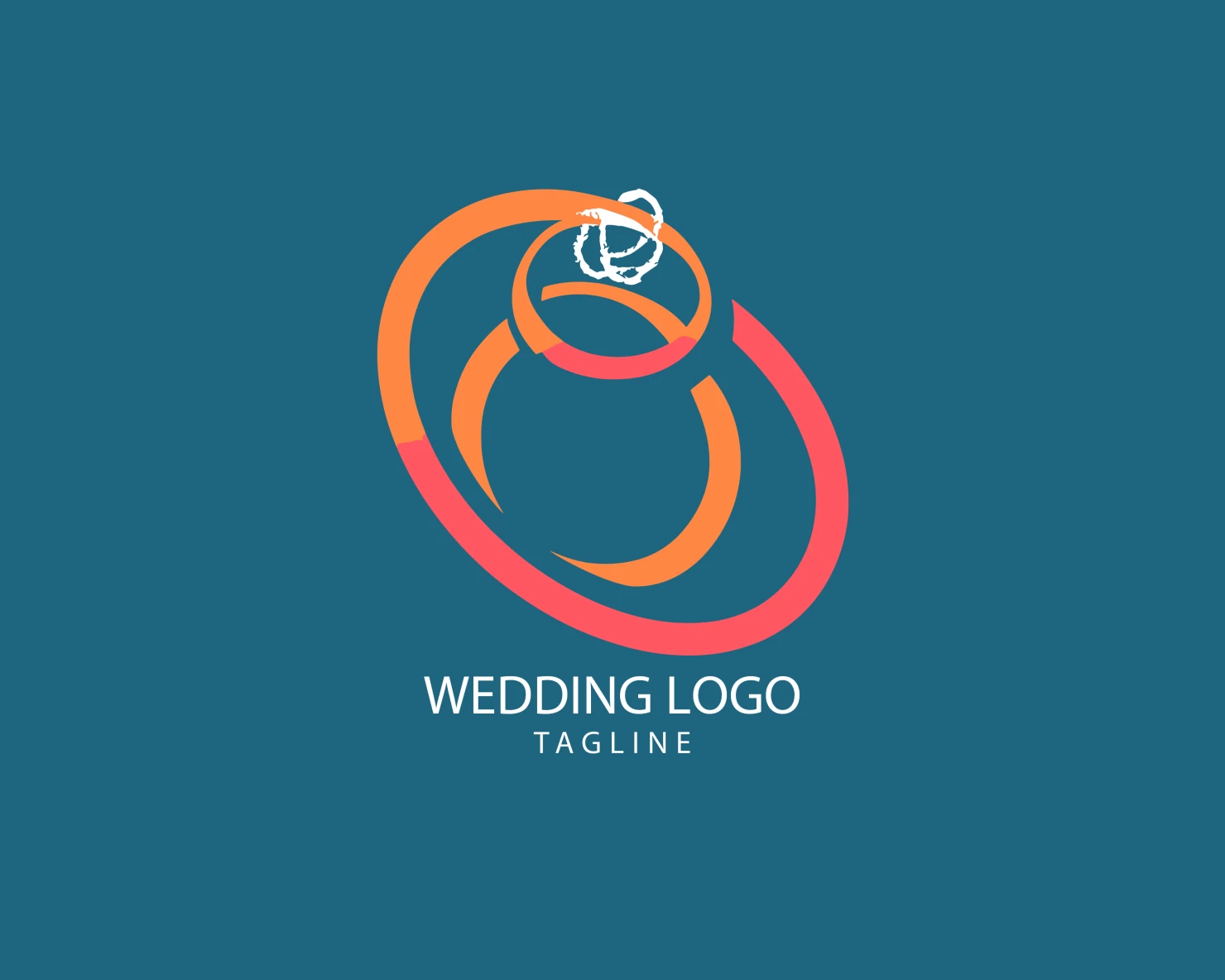 Wedding customizable logo set design #39704