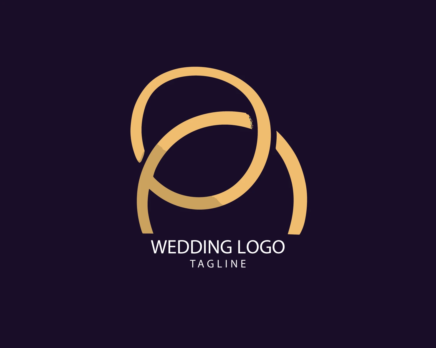 Wedding customizable logo set design #39705