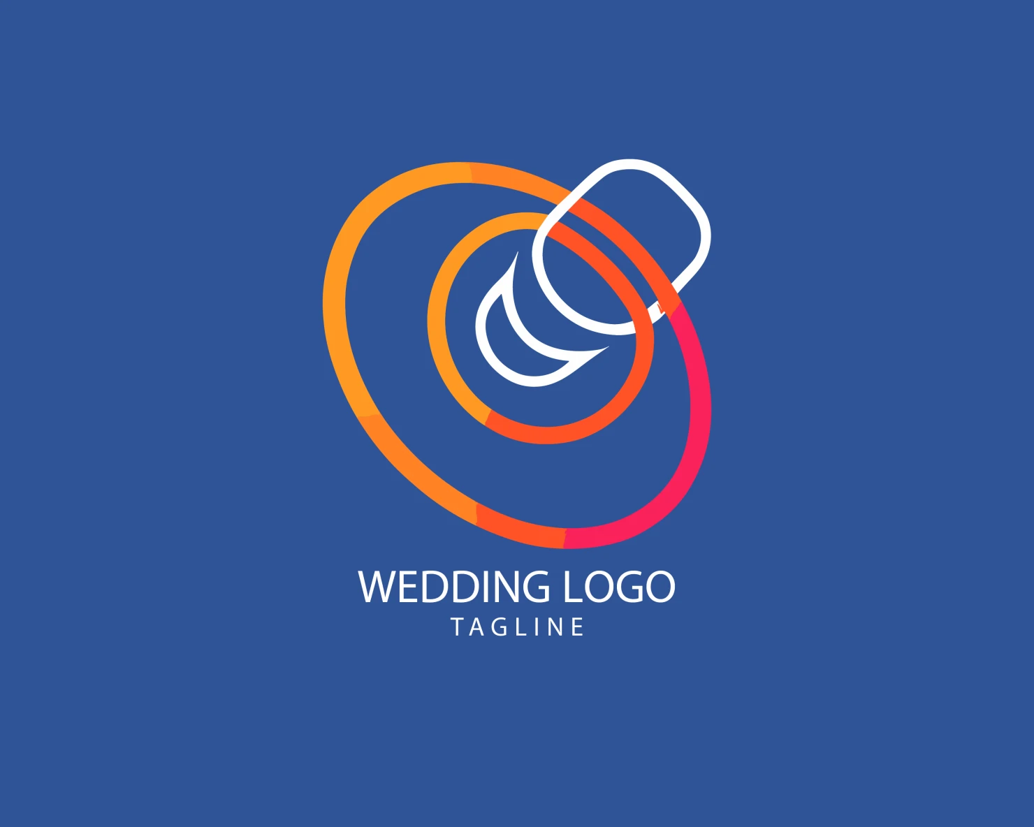 Wedding customizable logo set design #39709