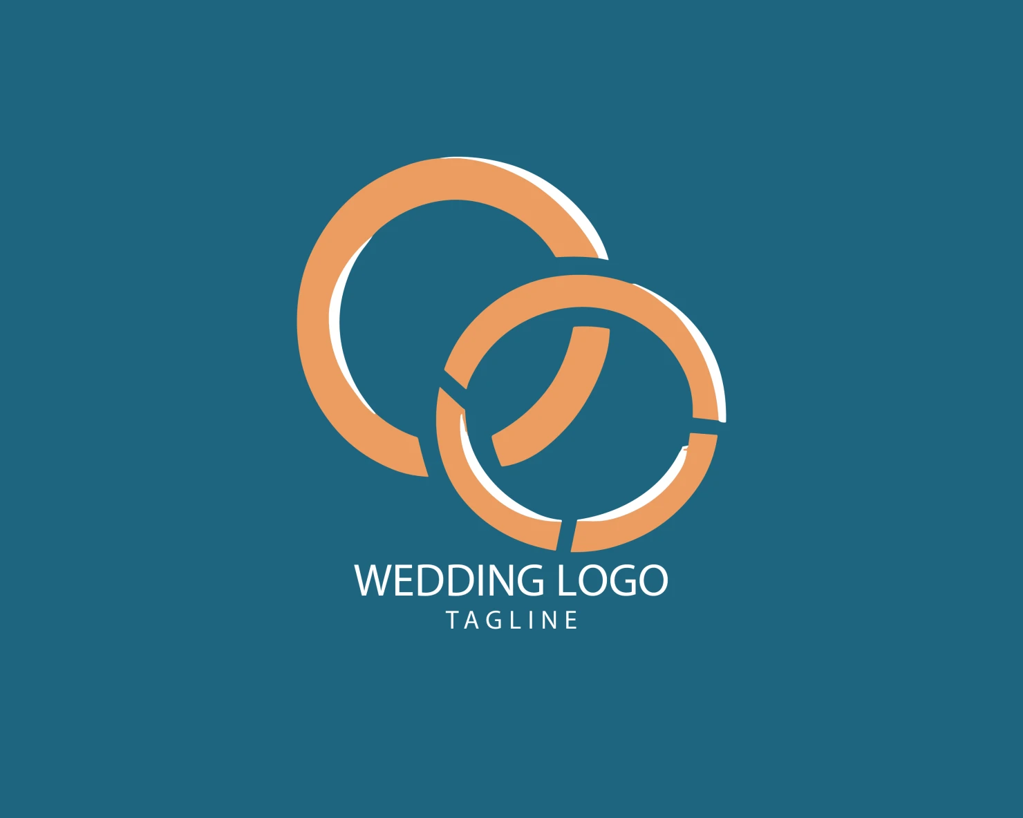 Wedding customizable logo set design #39711
