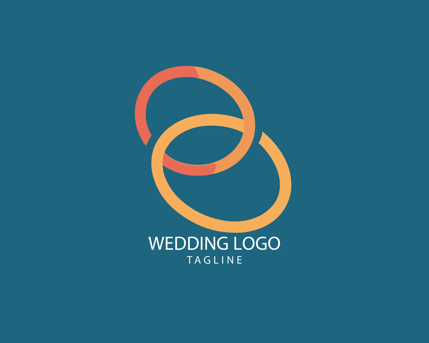 Wedding customizable logo set design #39719