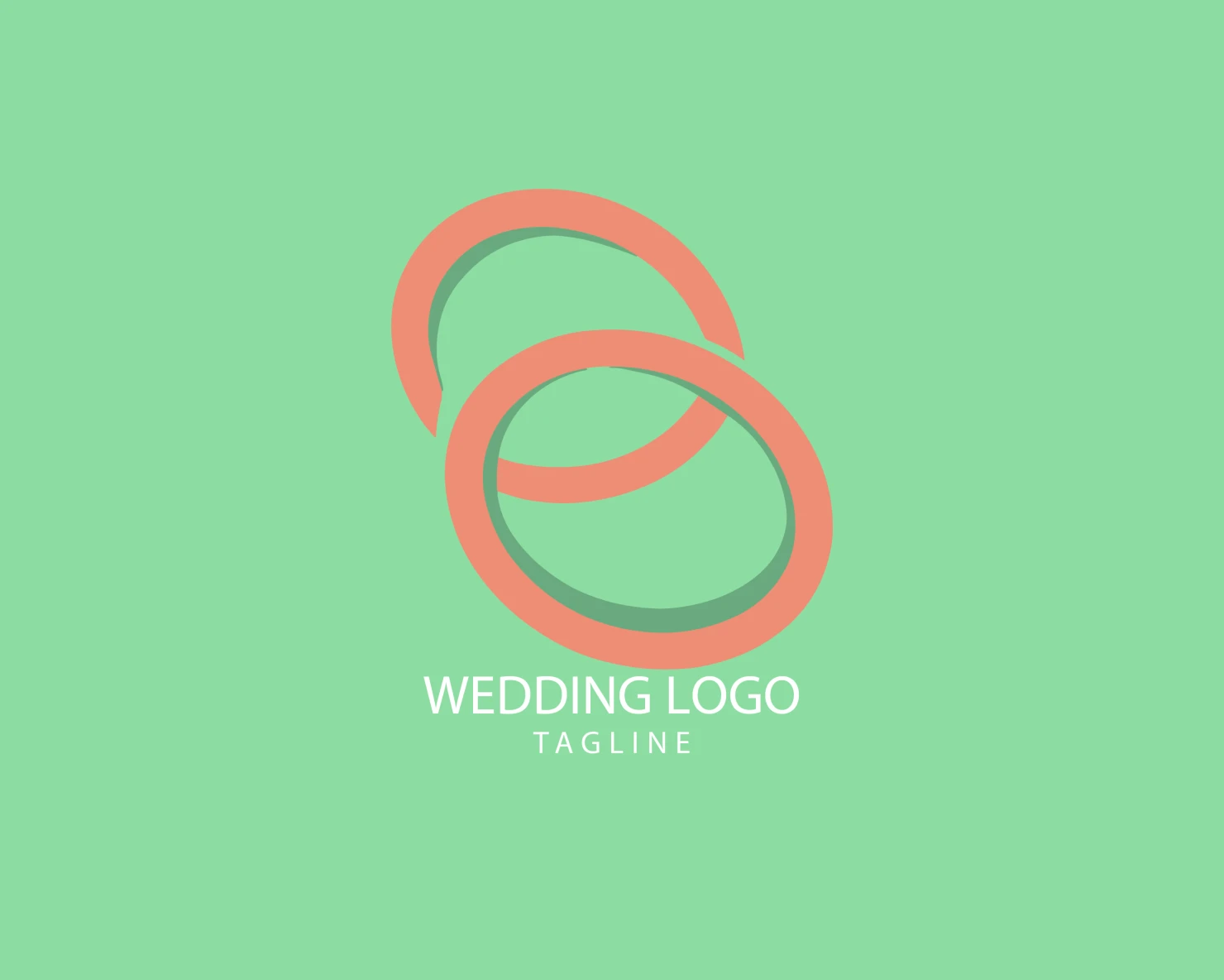 Wedding customizable logo set design #39720