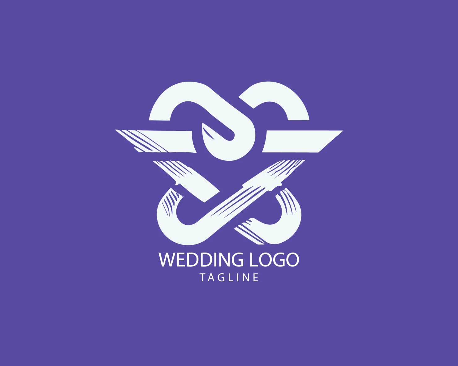 Wedding customizable logo set design #39721