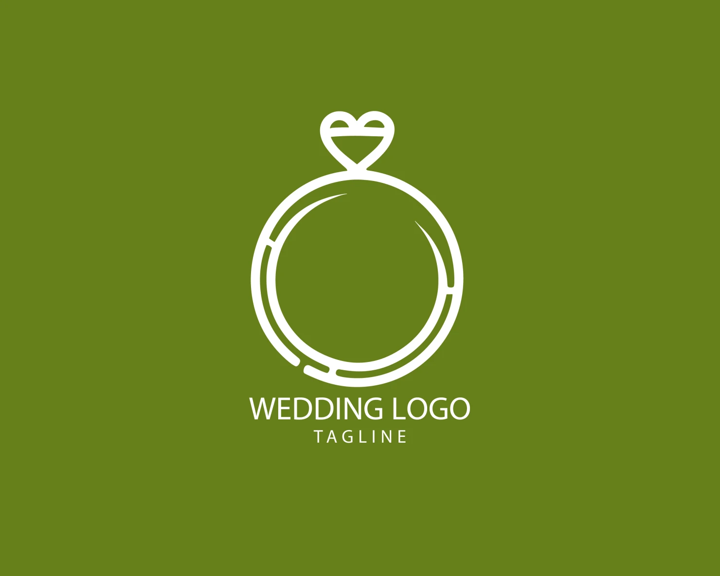 Wedding customizable logo set design #39722
