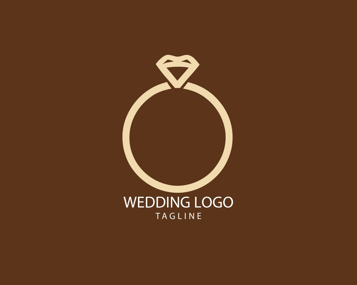 Wedding customizable logo set design #39730