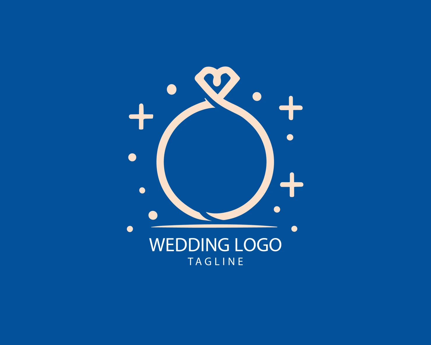 Wedding customizable logo set design #39732
