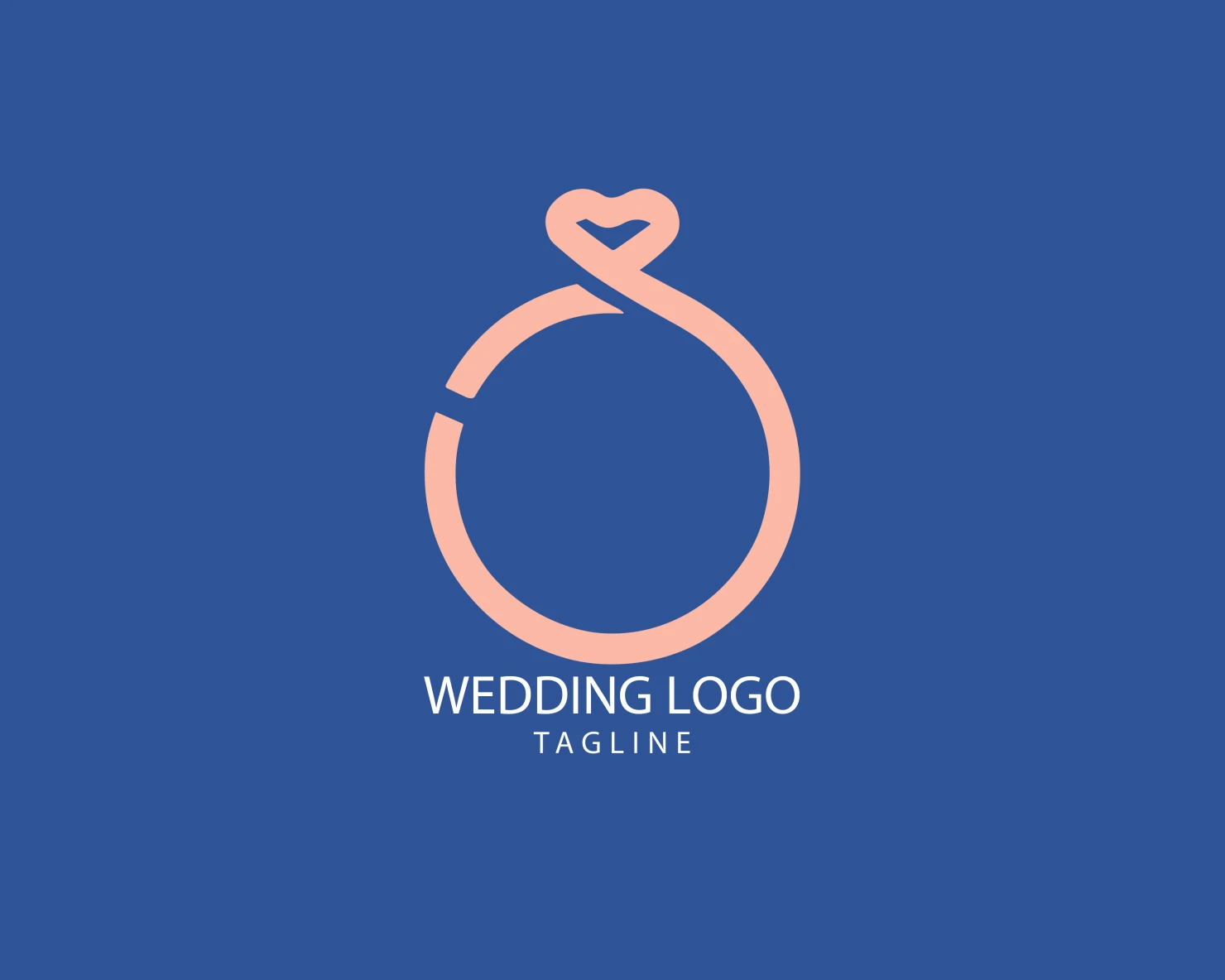 Wedding customizable logo set design #39733