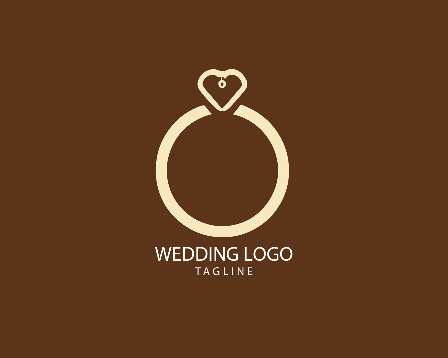 Wedding customizable logo set design #39736