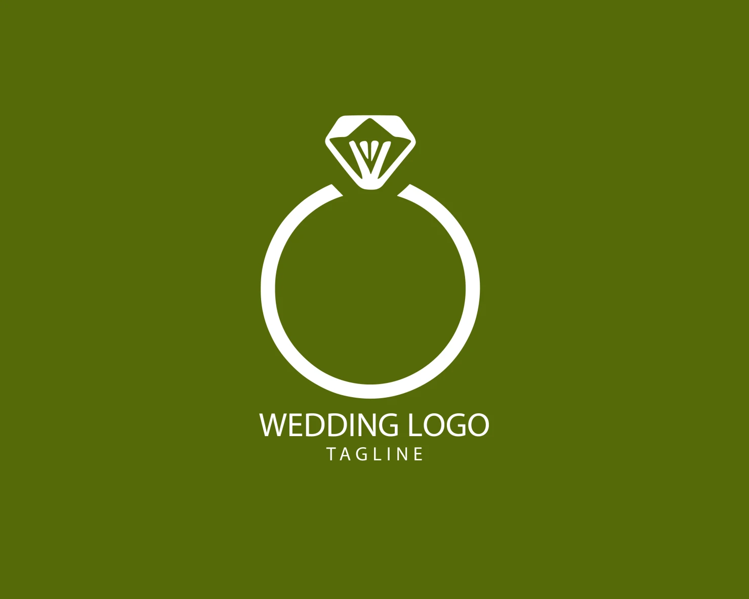 Wedding customizable logo set design #39737