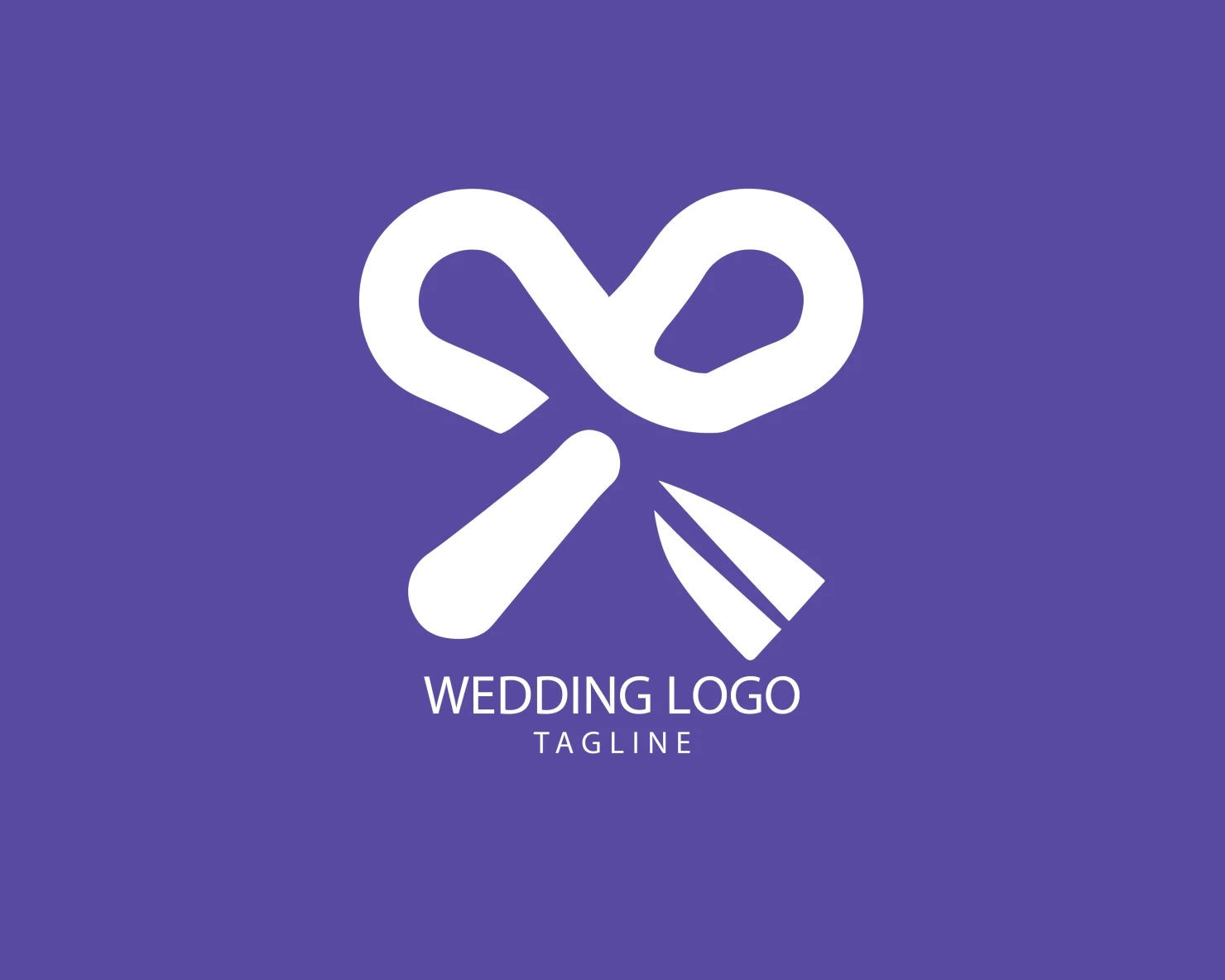 Wedding customizable logo set design #39738