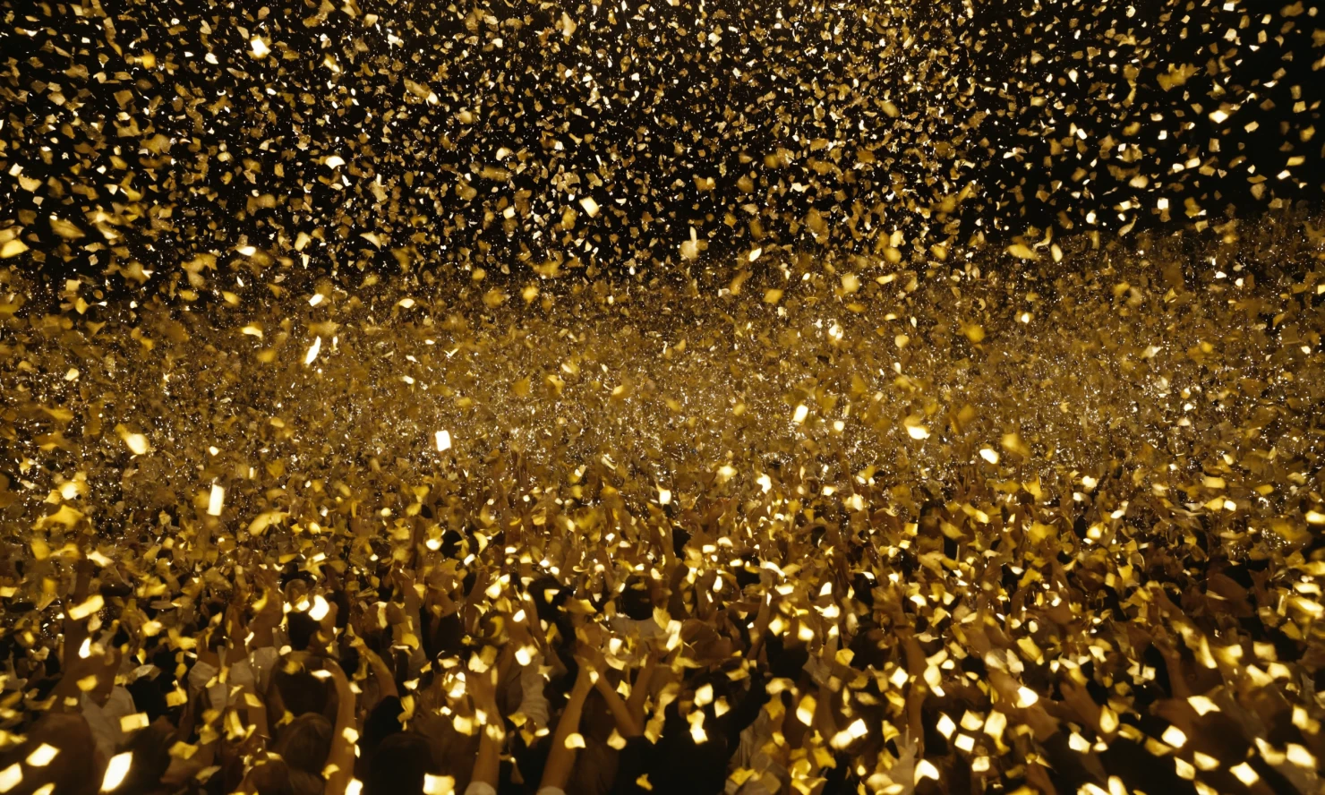 Gold confetti background #39849