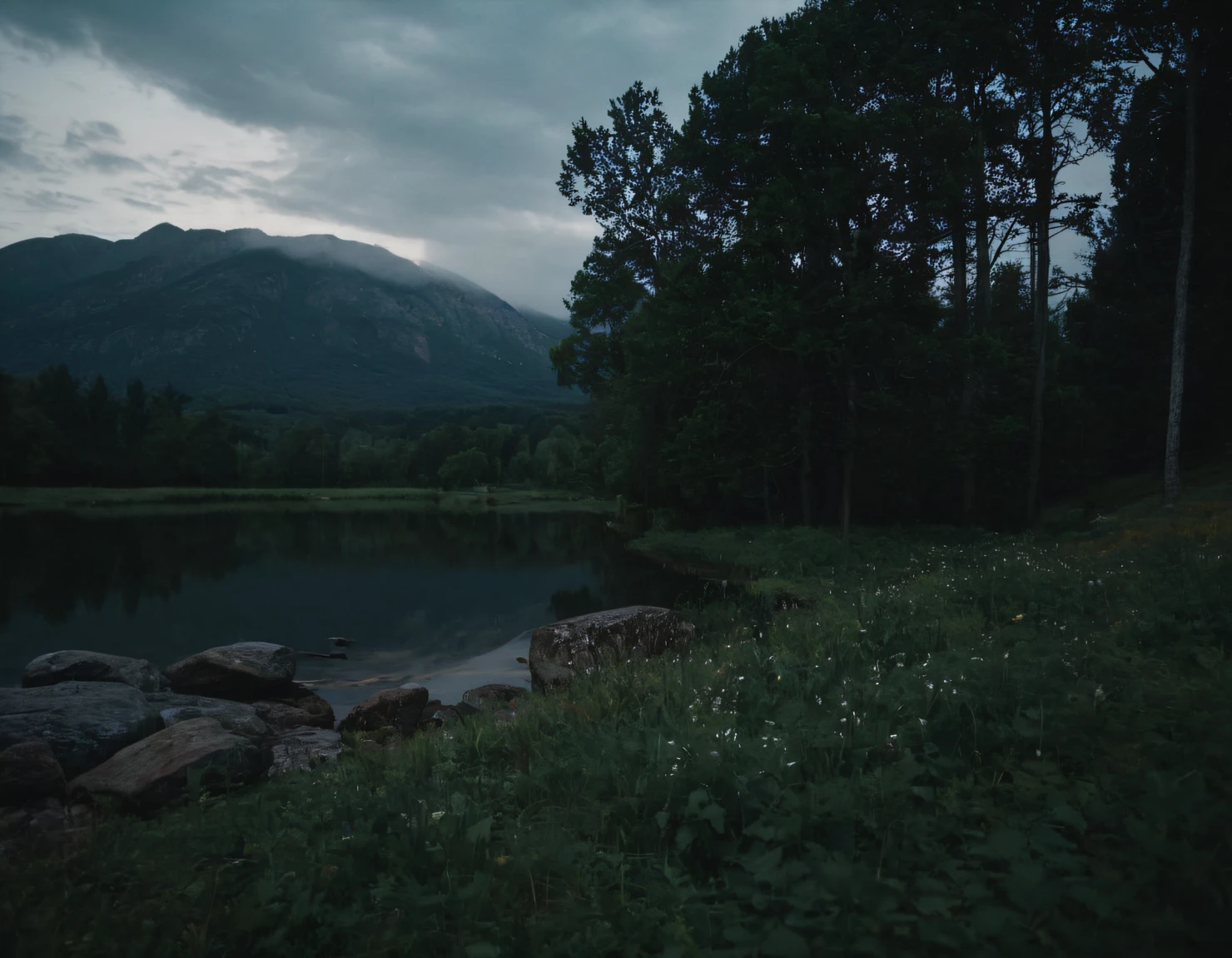 Landscape with lake #39853
