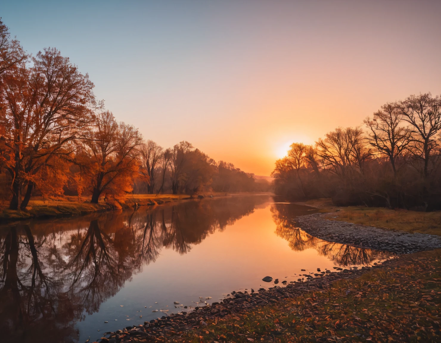 River with Landscape #39861