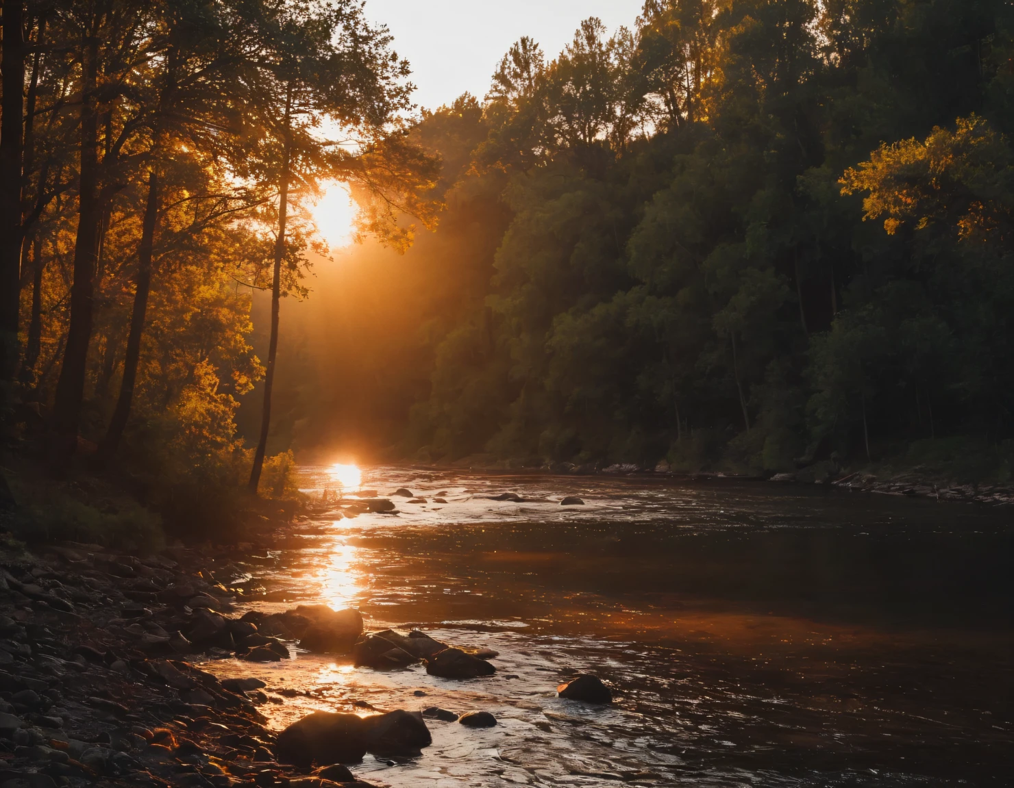 River with Landscape #39862