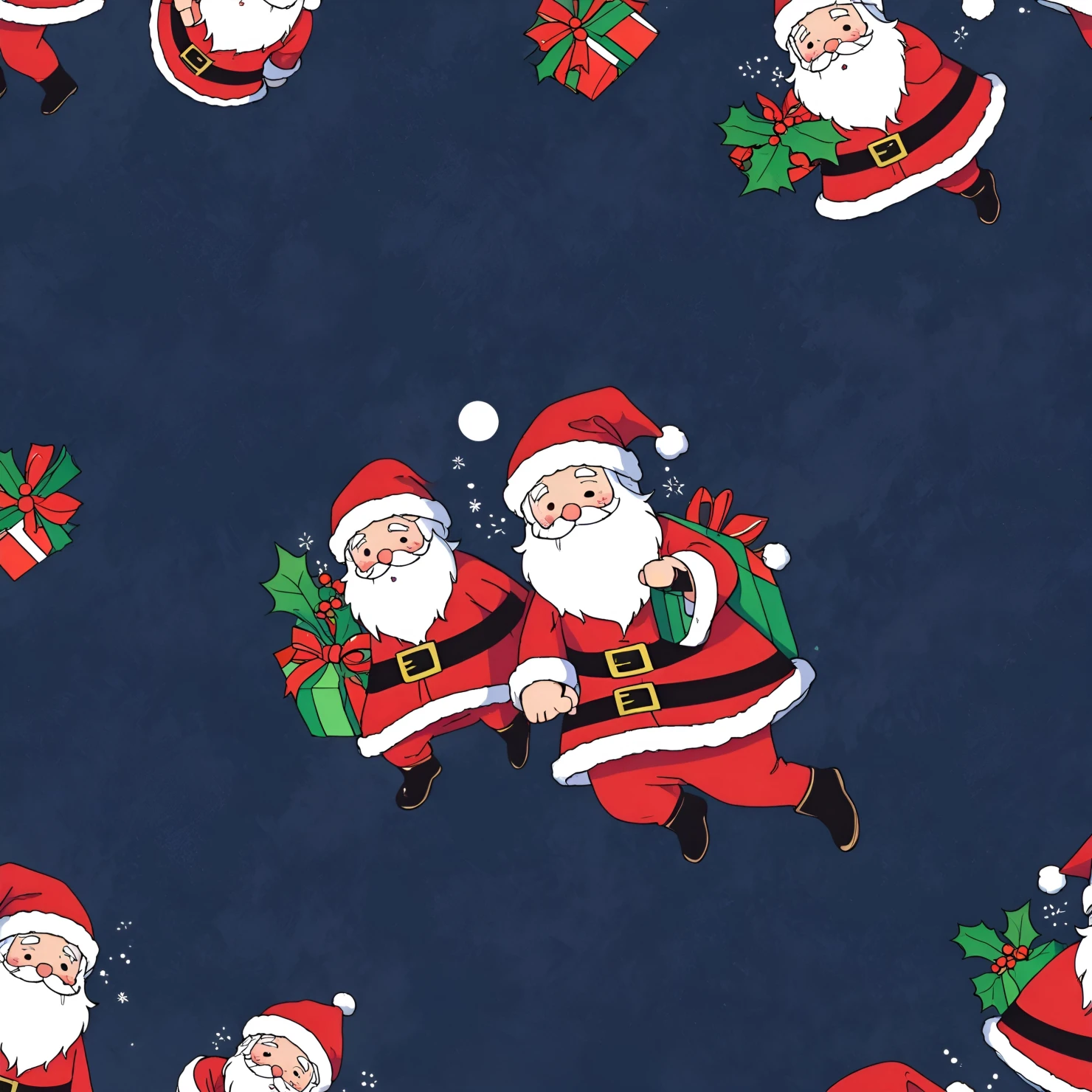 Christmas Santa claus sticker wallpaper #39886