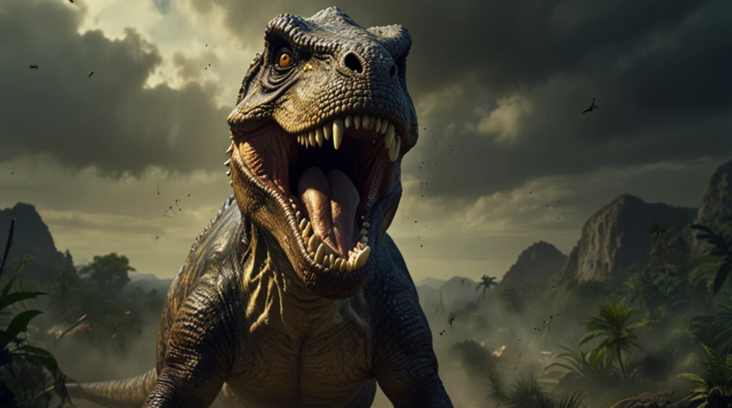 T-rex Dinosaur in jurrasic era #39890