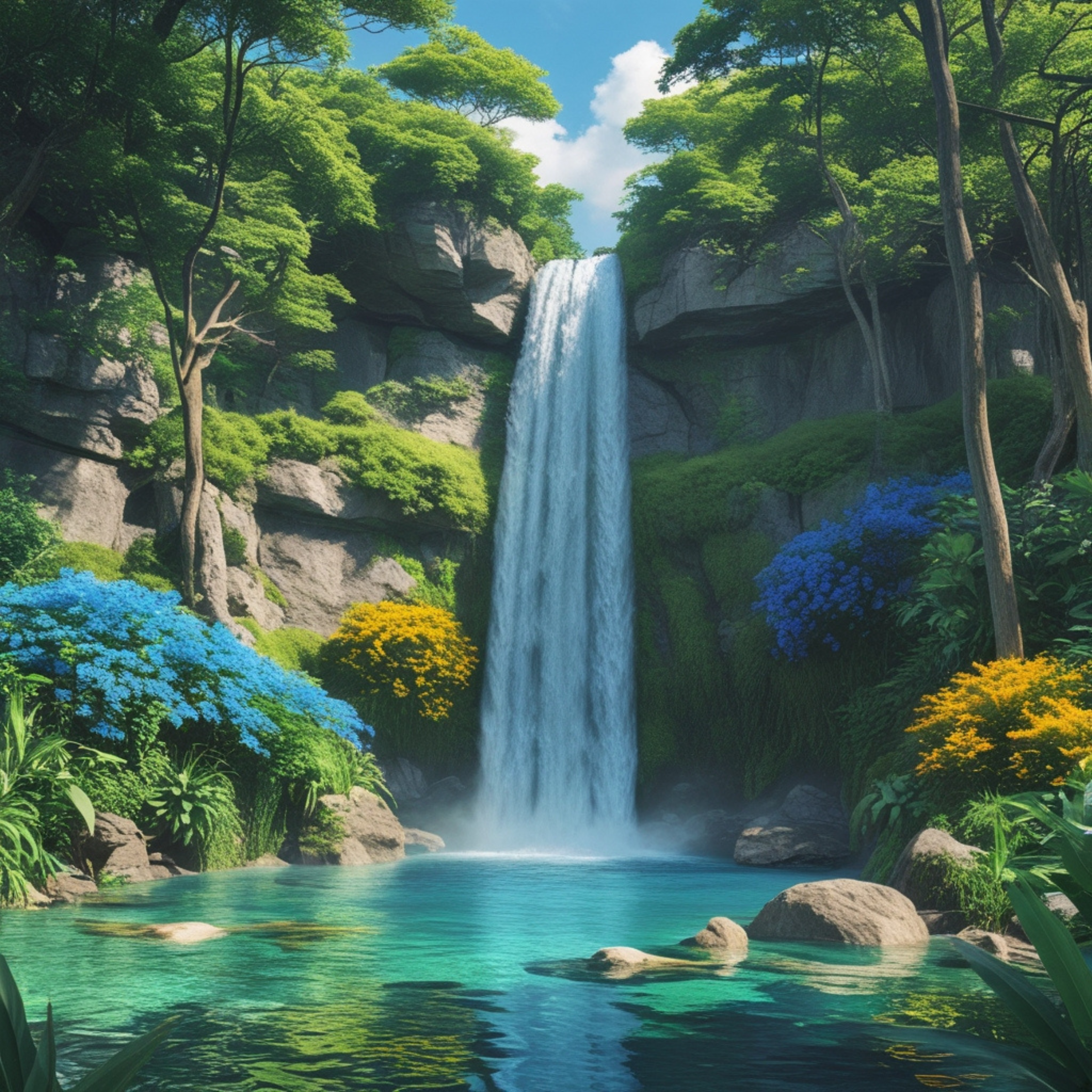 beautiful waterfall #39966