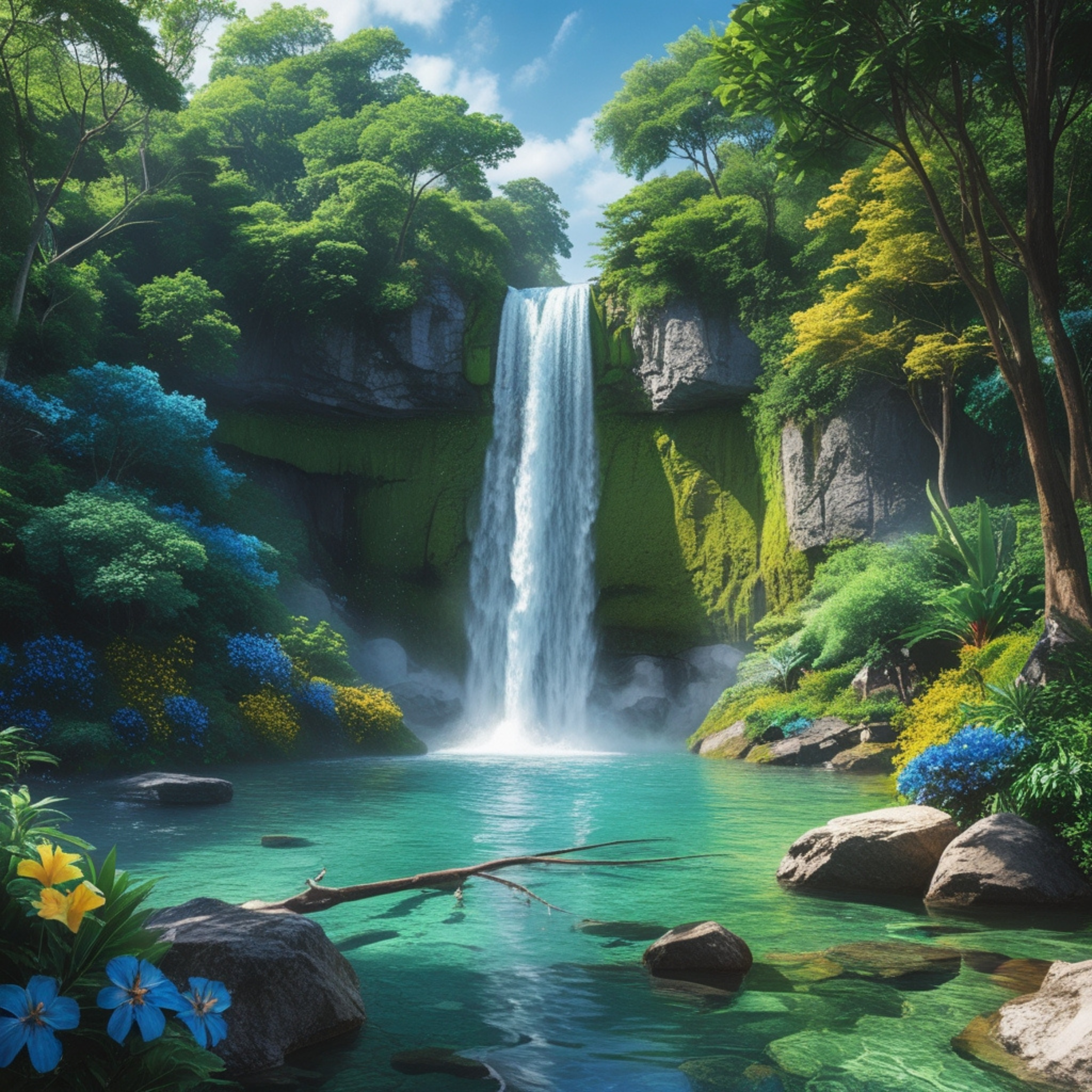 beautiful waterfall #39967