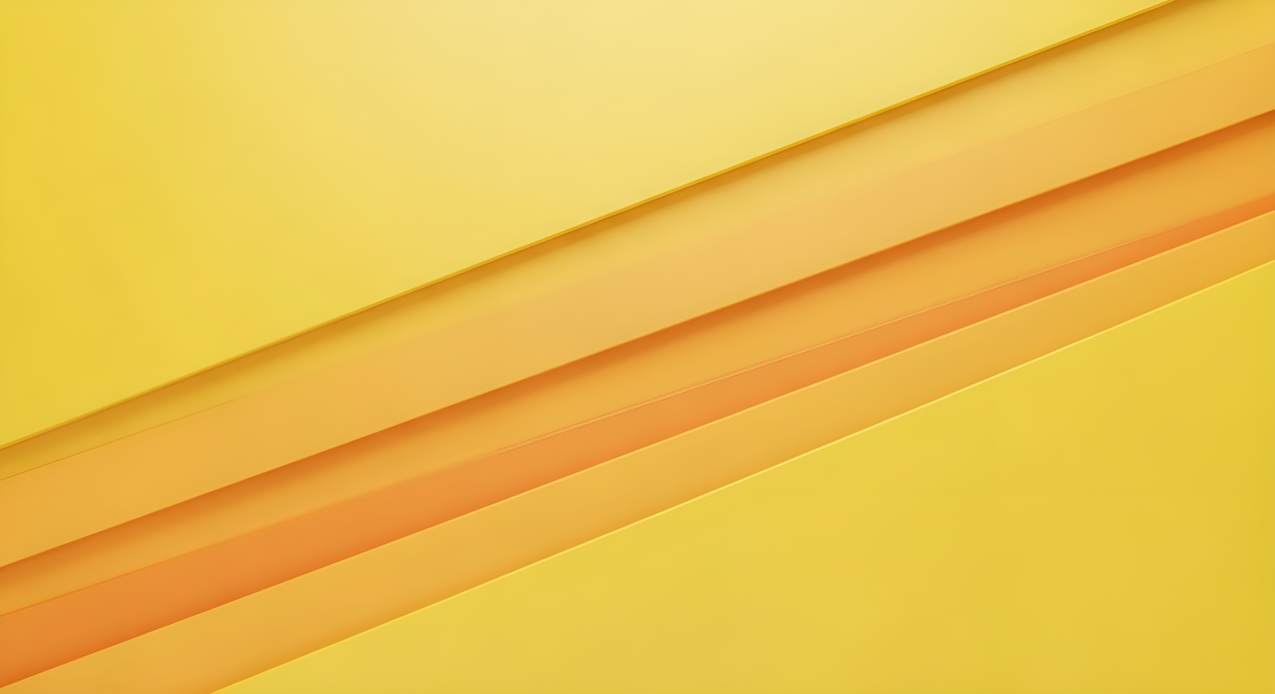 Minimal abstract background with vibrant yellow to orange gradient and smooth diagonal layered stripes using soft lighting for modern clean composition ideal for digital design and corporate visuals #40021