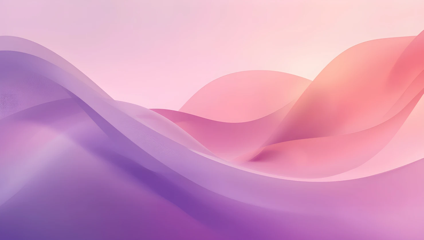 Abstract gradient digital artwork with flowing purple pink and orange hues smooth wave design,modern background texture and harmonious motion. #40010