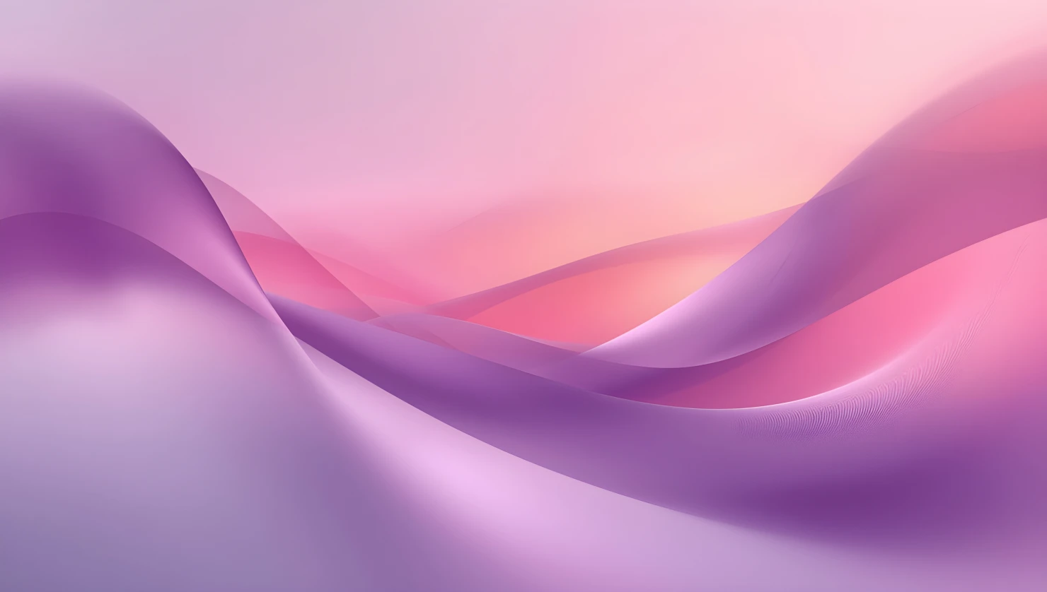 Abstract gradient digital artwork with flowing purple pink and orange hues smooth wave design,modern background texture and harmonious motion. #40011