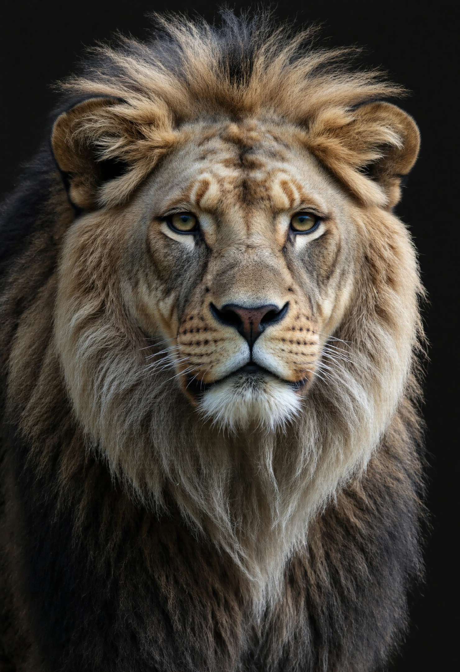 Majestic Lion Portrait Closeup View of a Male Lion's Face #40072