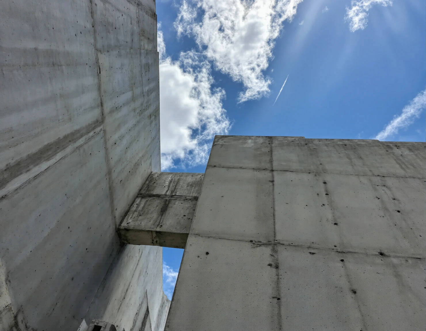 Concrete Structure Against Blue Sky #40122