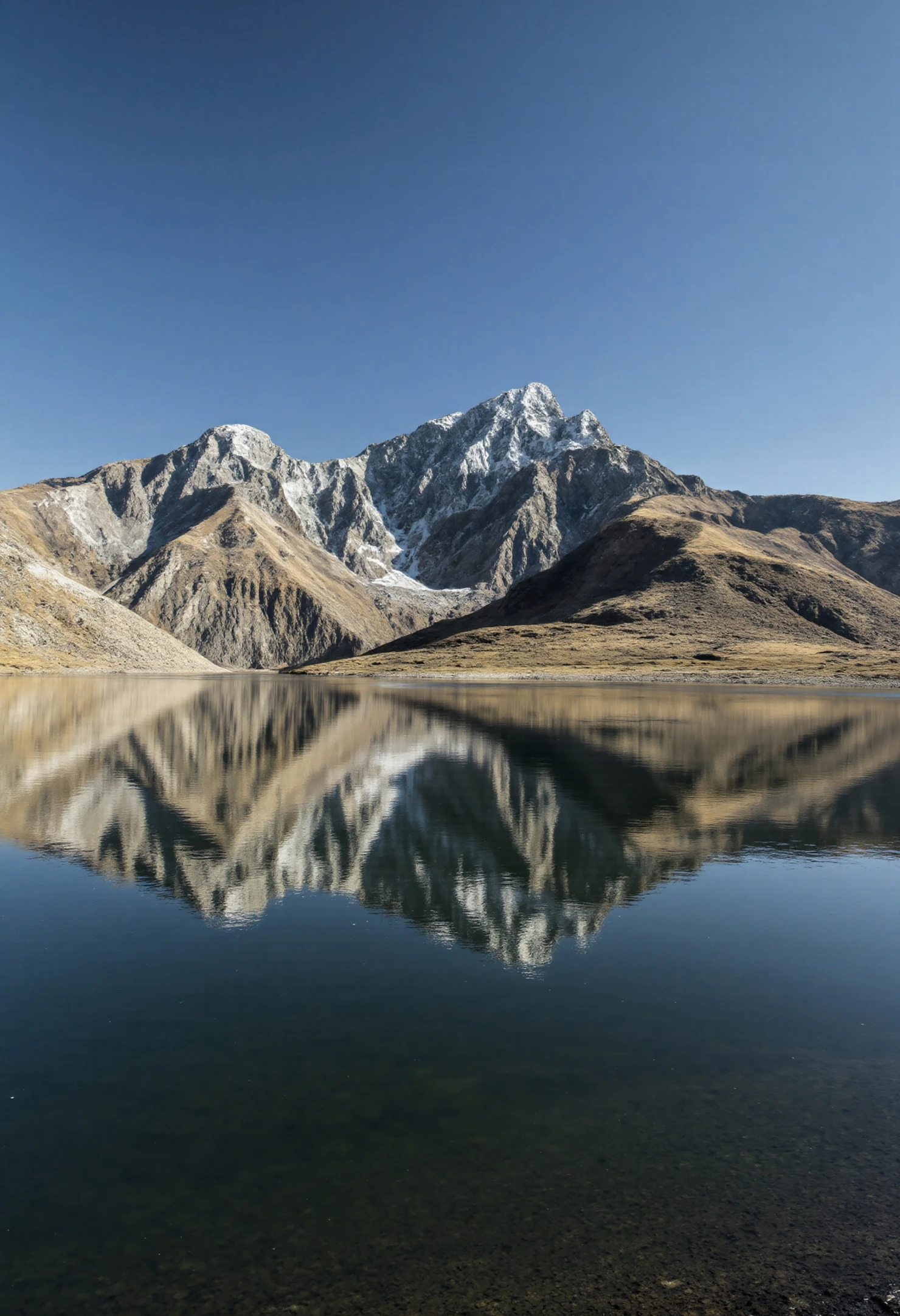 Majestic Mountain Reflection in Calm Lake #40138