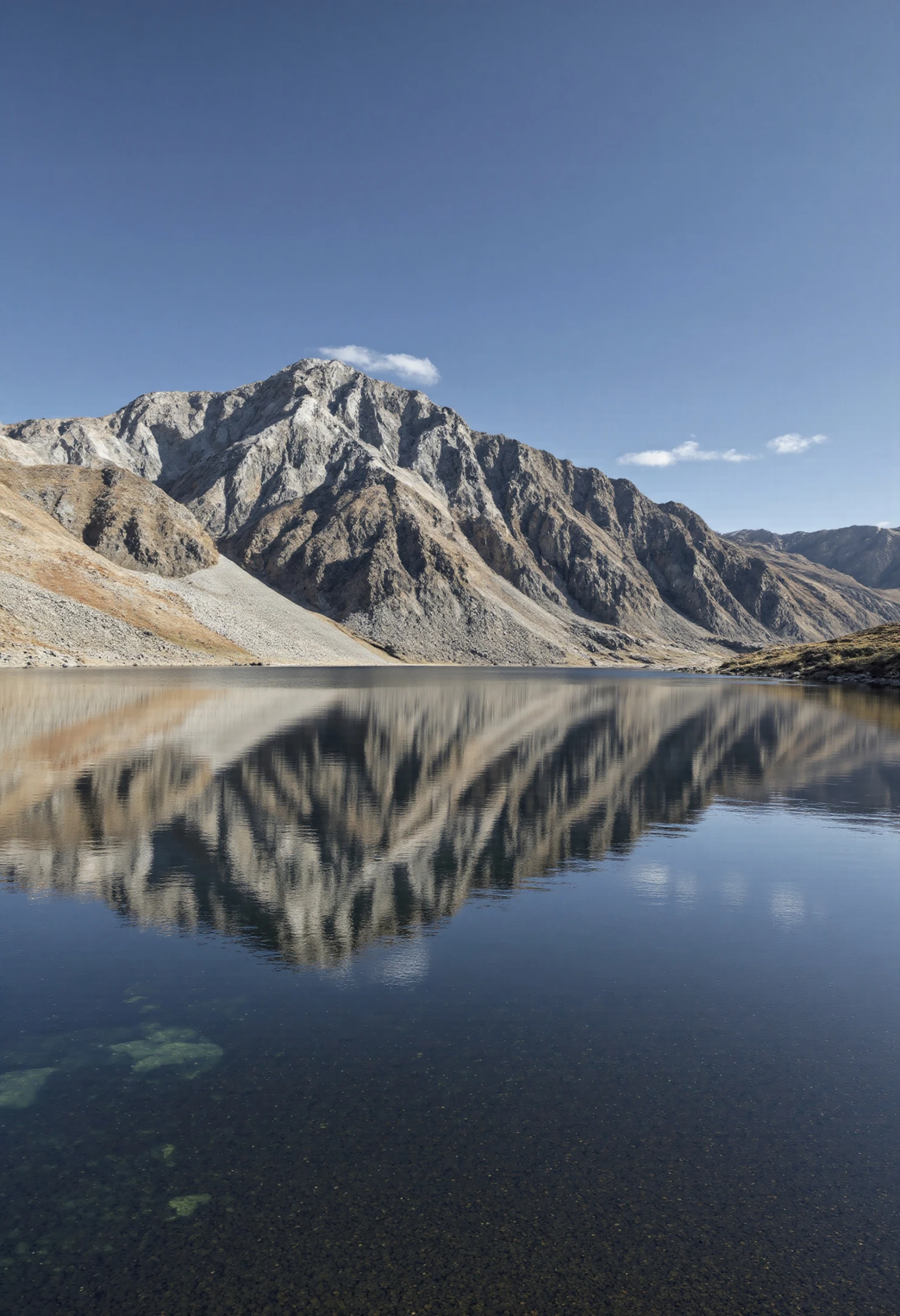 Majestic Mountain Reflection in Calm Lake #40140