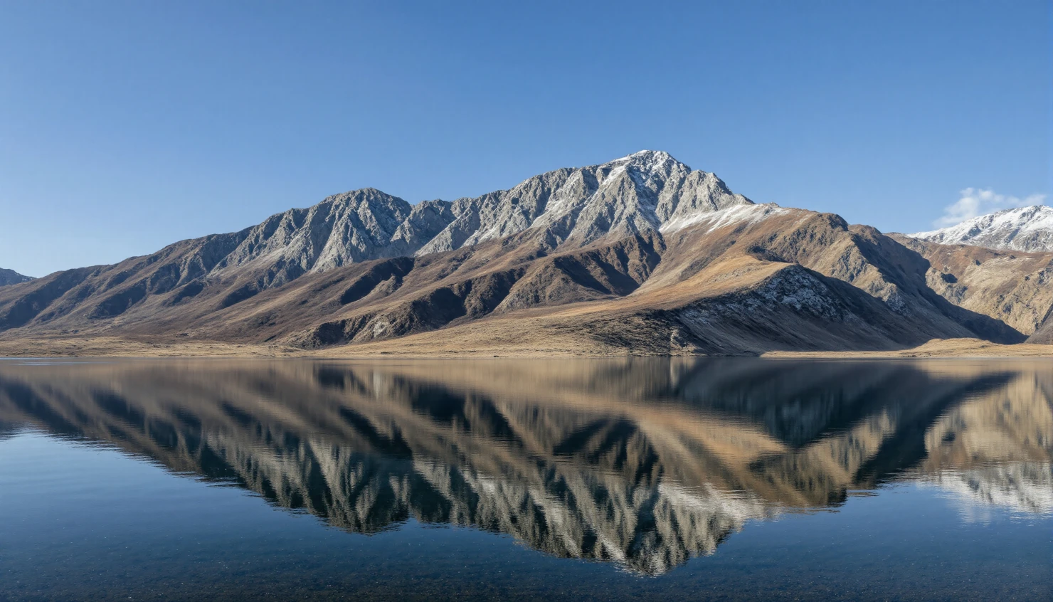 Majestic Mountain Reflection in Calm Lake #40141