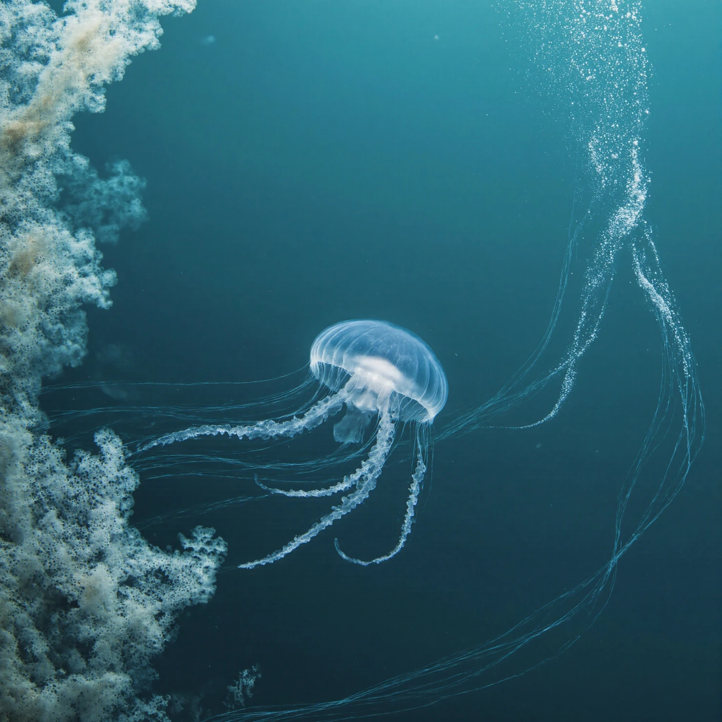 Jellyfish in the deep ocean #40151