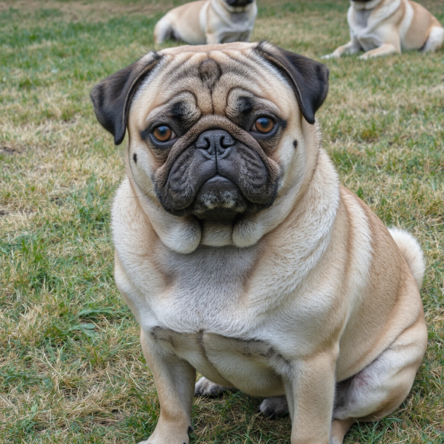 Charming Pug Portrait with Adoring Eyes #40409