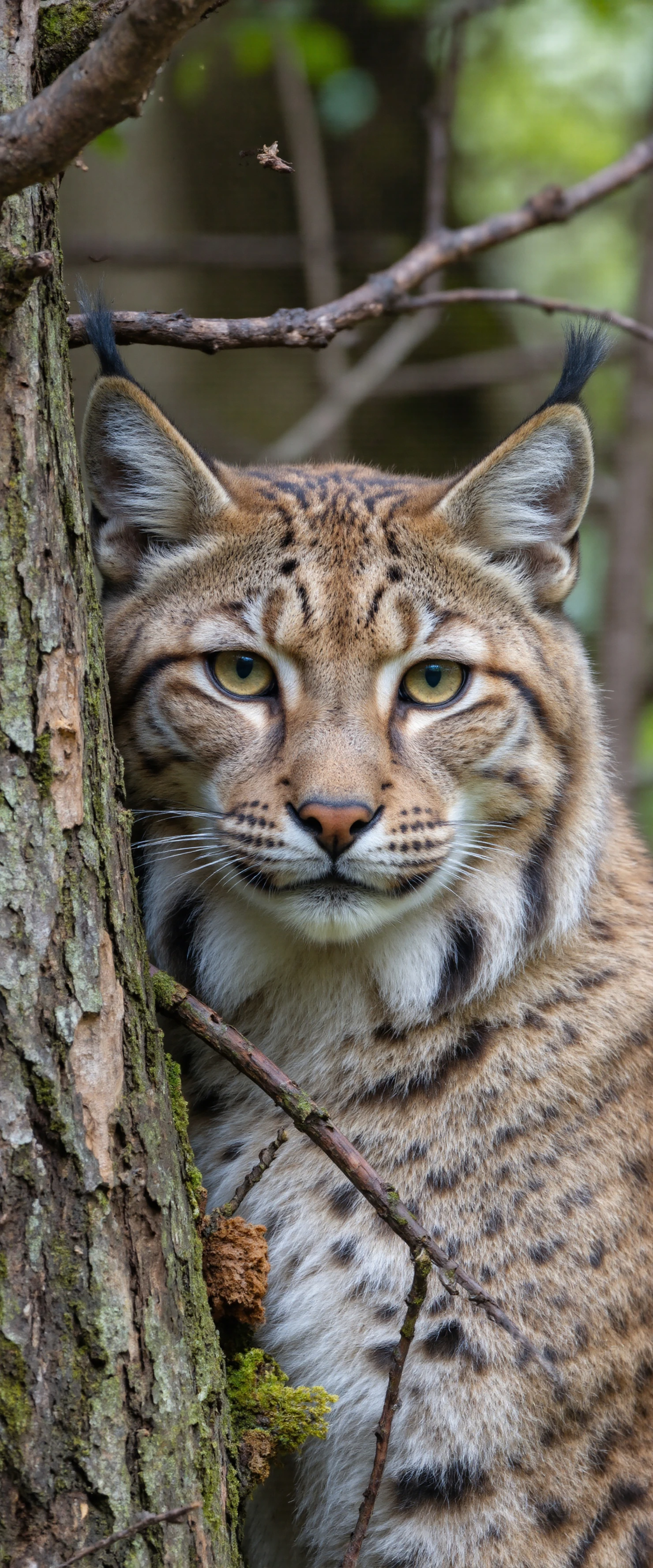 Watchful Bobcat in the Forest #40627