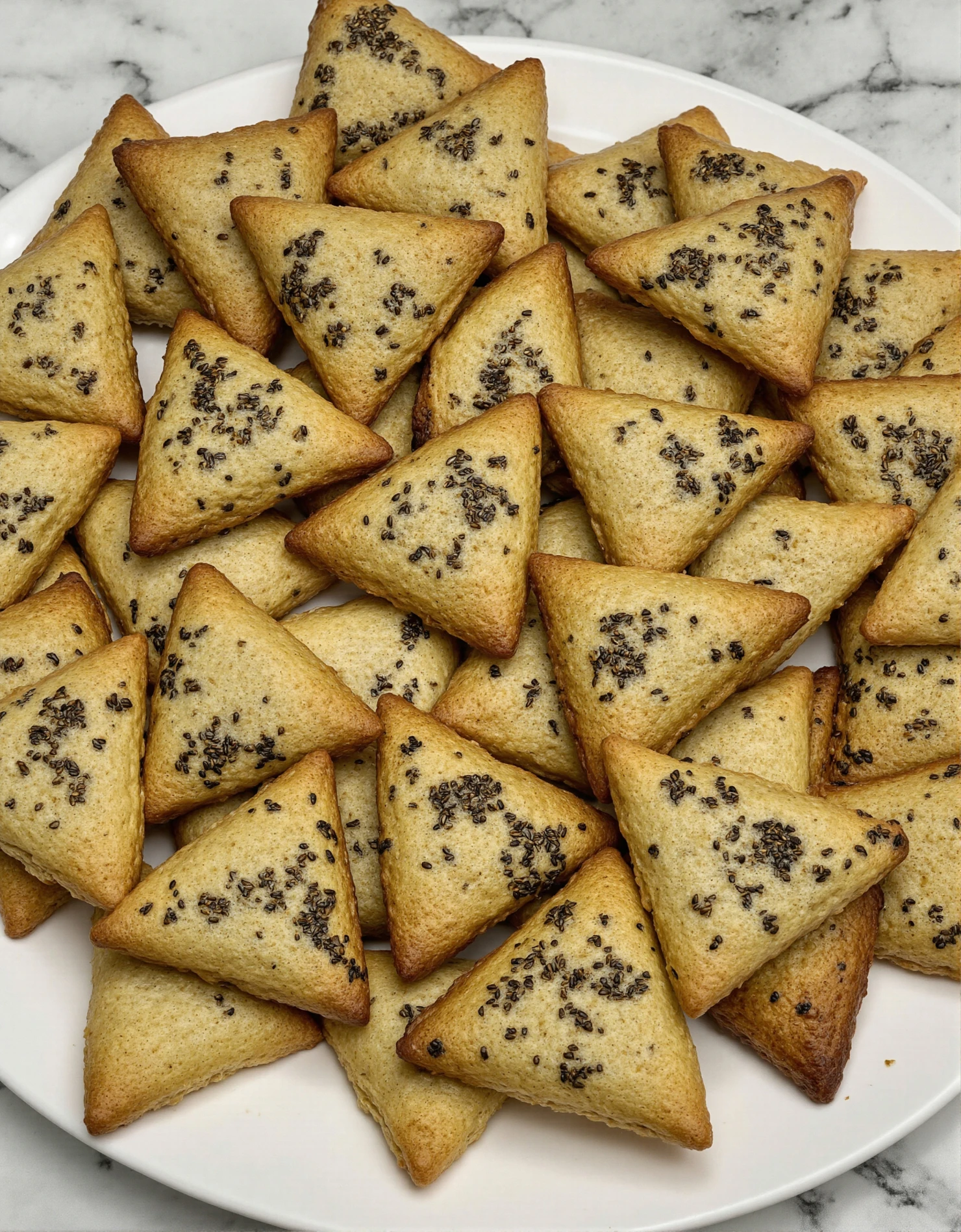 Delicious Poppy Seed Shortbread Triangles #40775