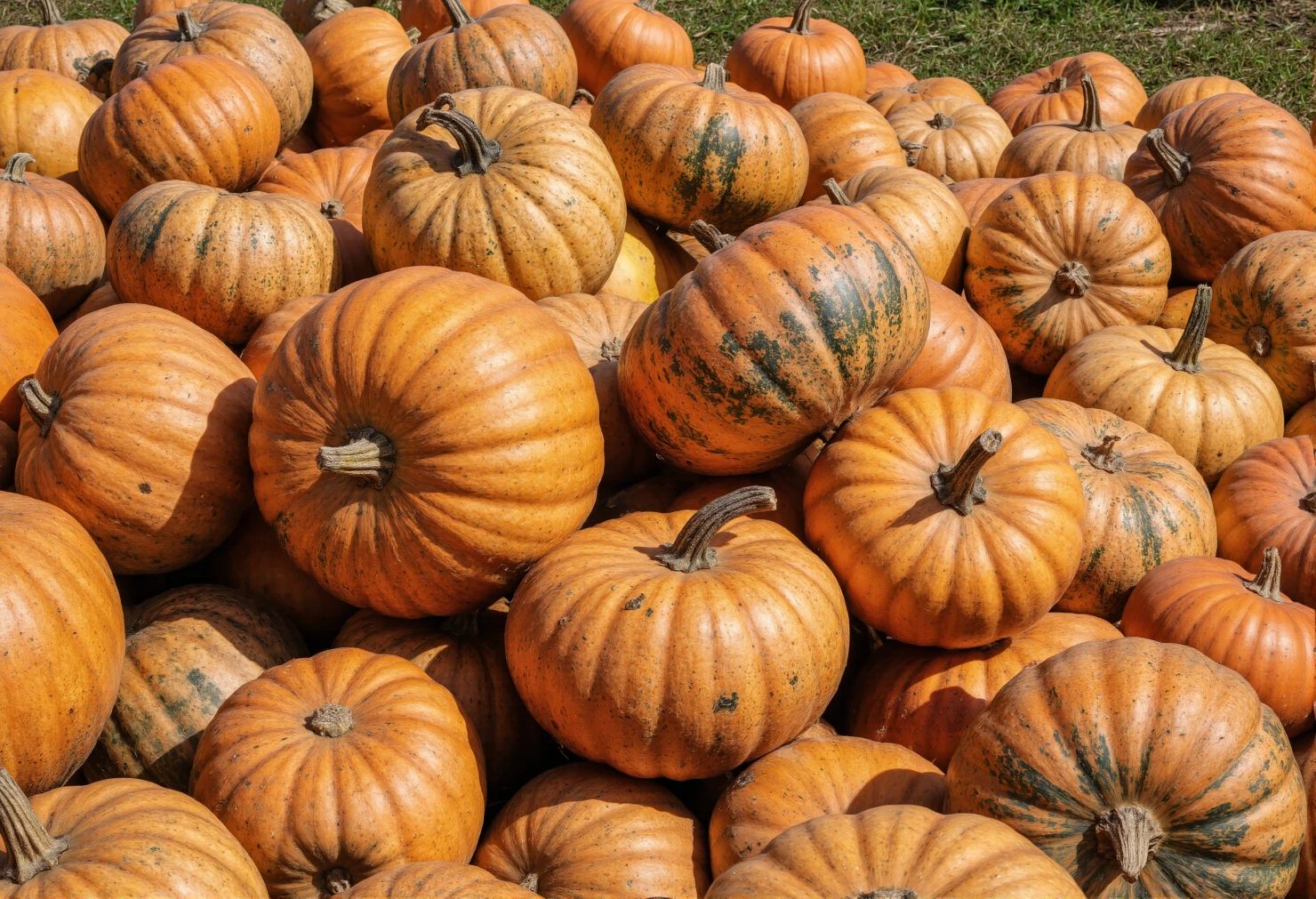 Abundant Harvest of Orange Pumpkins #40791