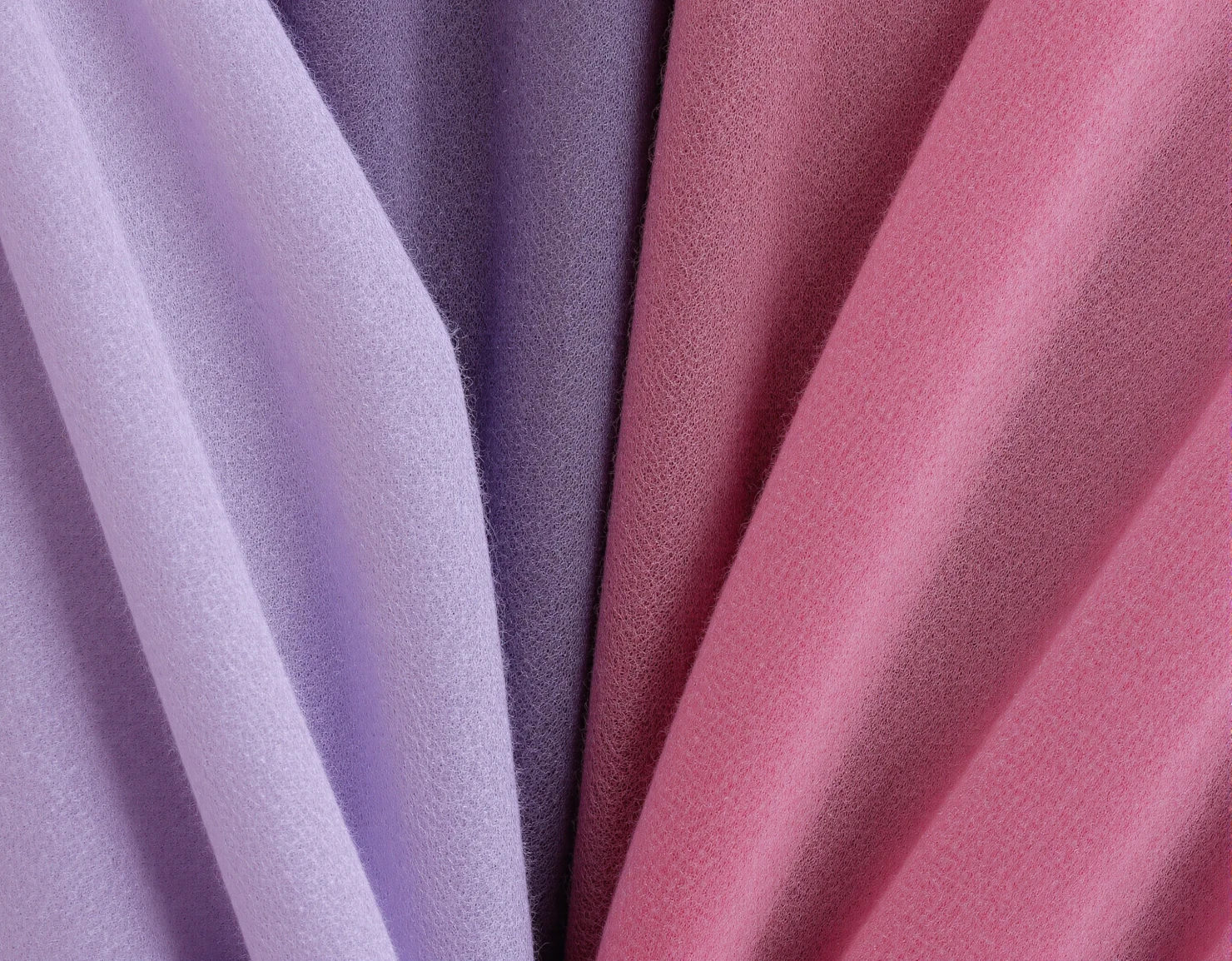 Soft Draped Fabrics in Lavender and Rose Hues #40821