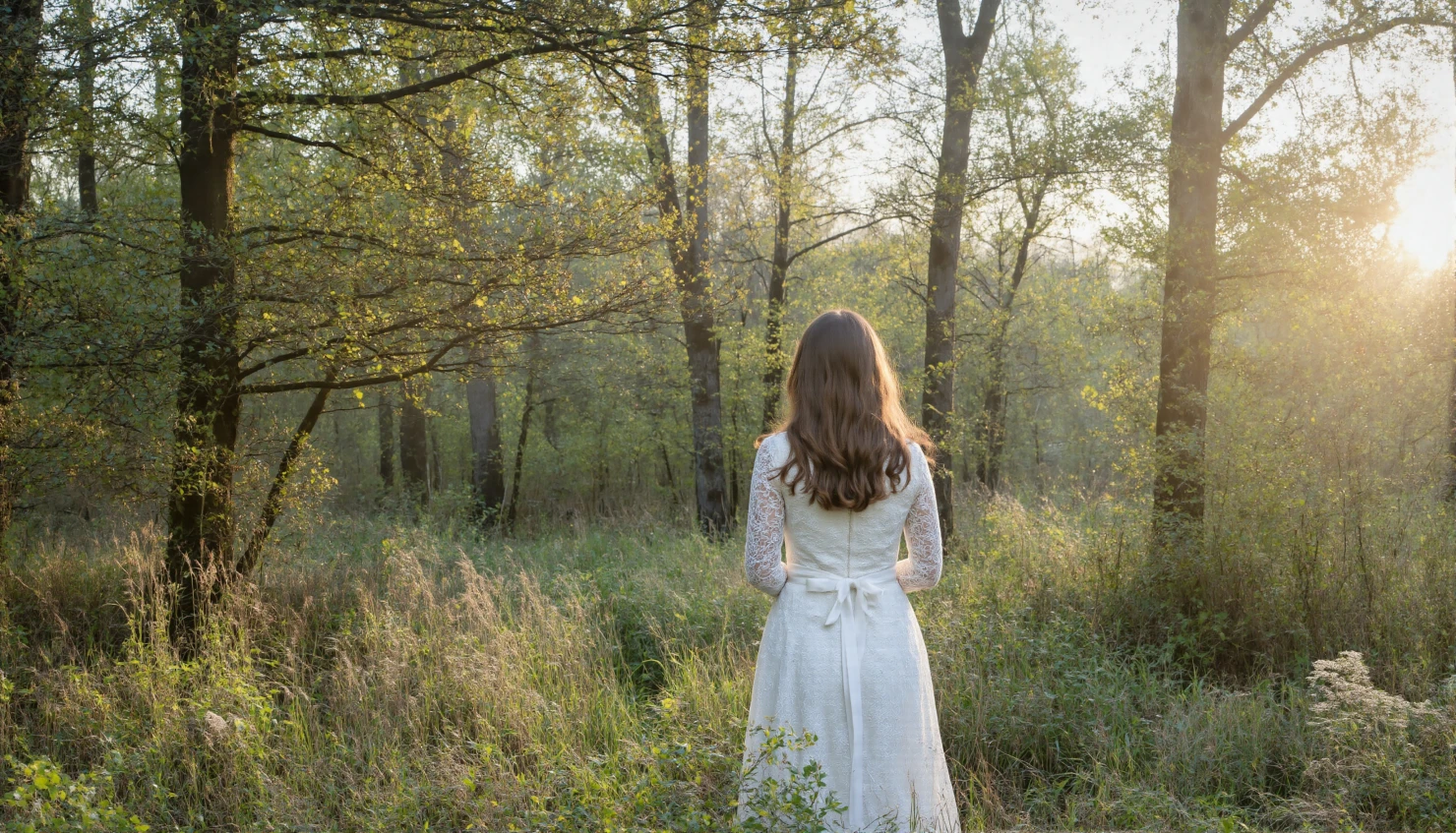 Serene Walk Through Sunlit Woods #40828