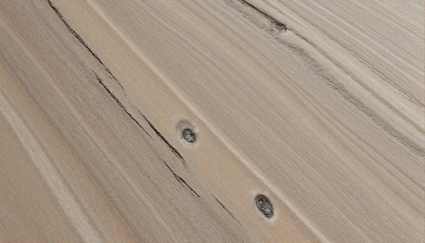 Detailed View of Light Wood Texture and Natural Flaws #40983