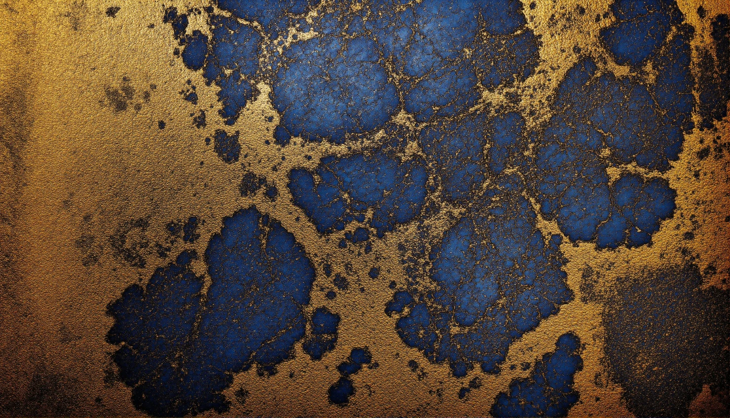 Aged Metallic Blue and Gold Surface Texture #41003