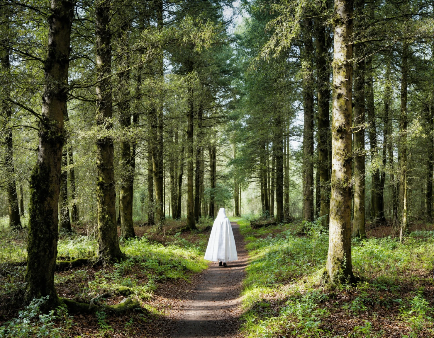 Aerial View of a Dense Evergreen Forest Canopy forest #41037