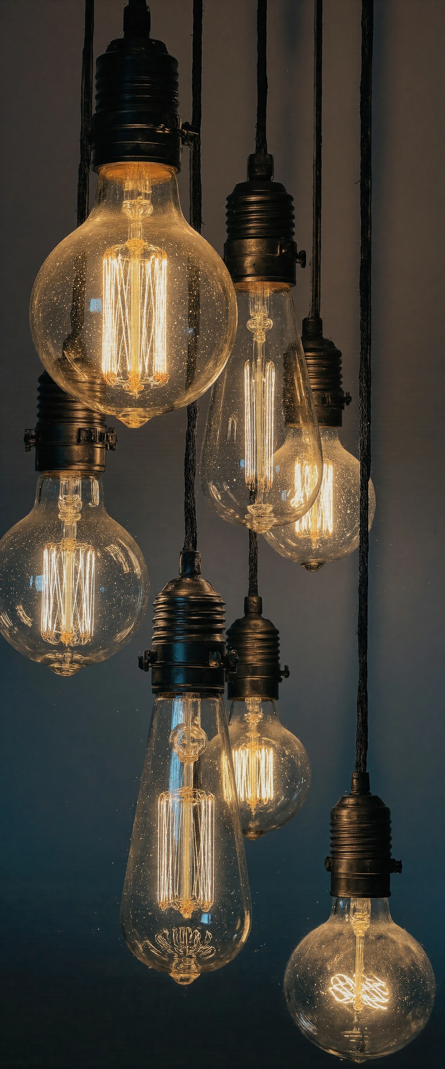 Warm Glow of Vintage Edison Light Bulbs #41039