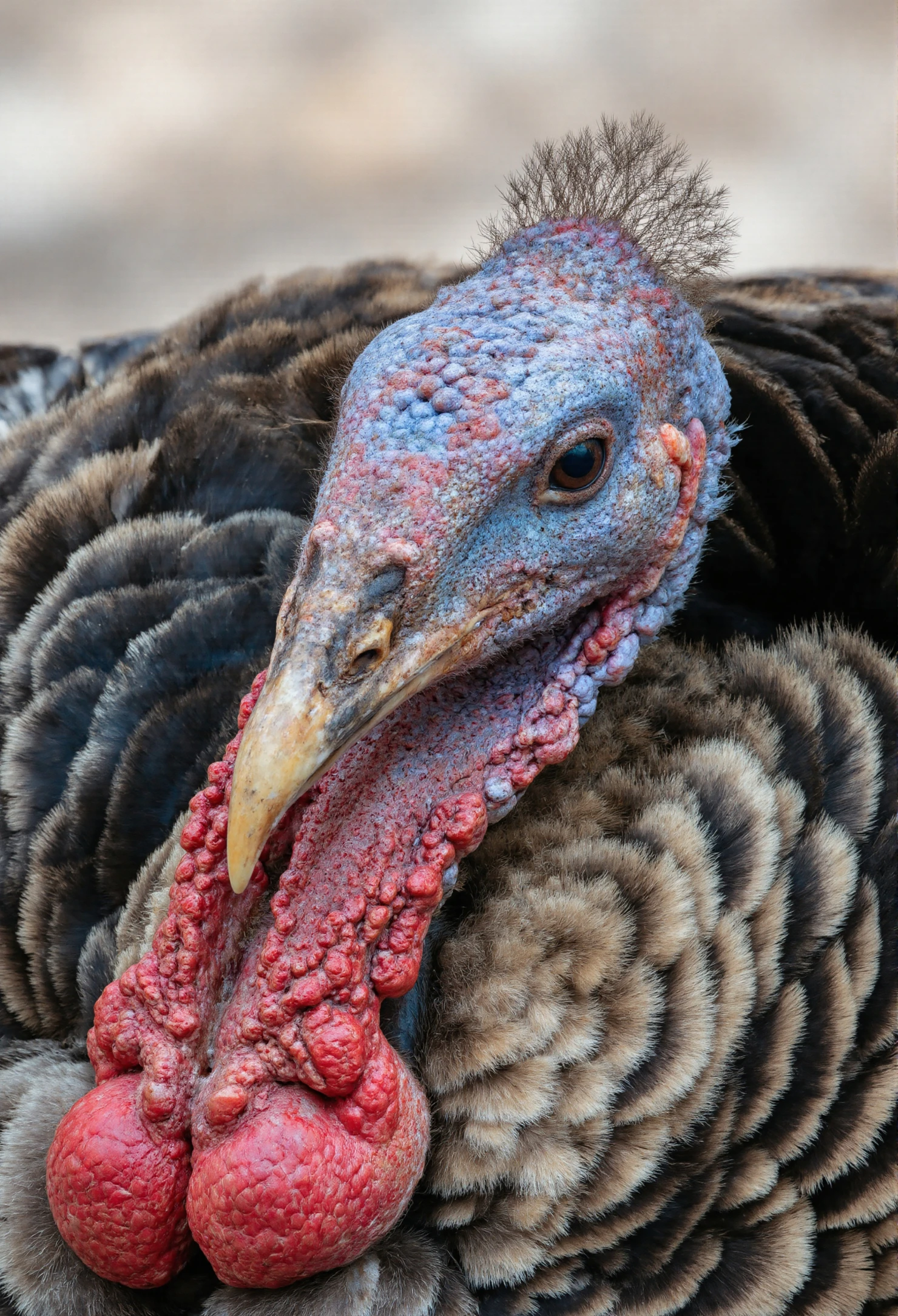 Close-up Portrait of a Wild Turkey #41230