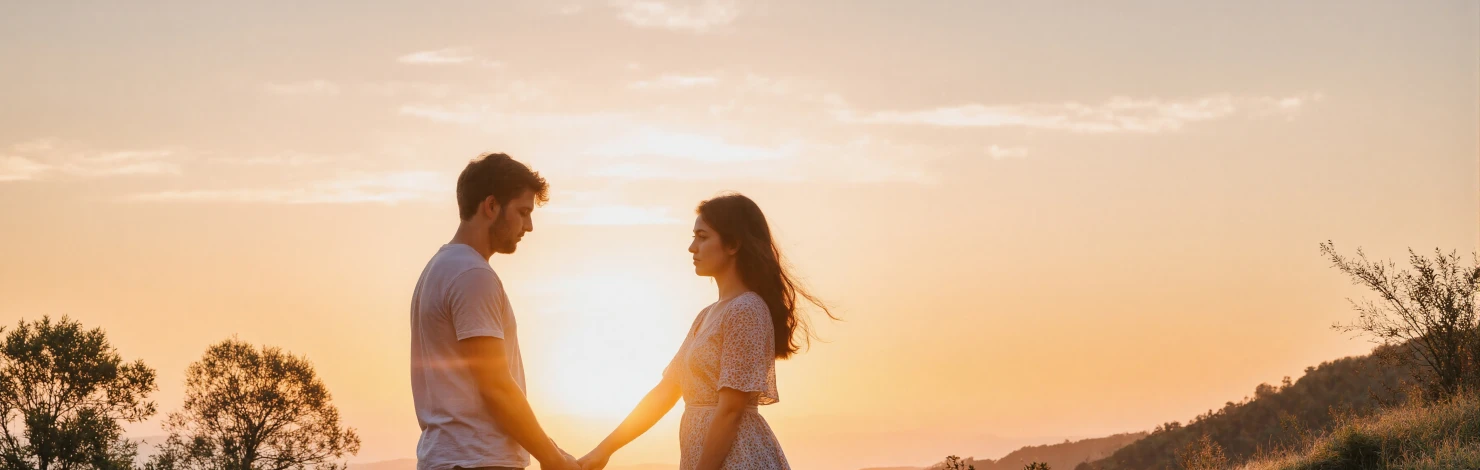 Sunset Silhouette with Street Light and Bird #41268
