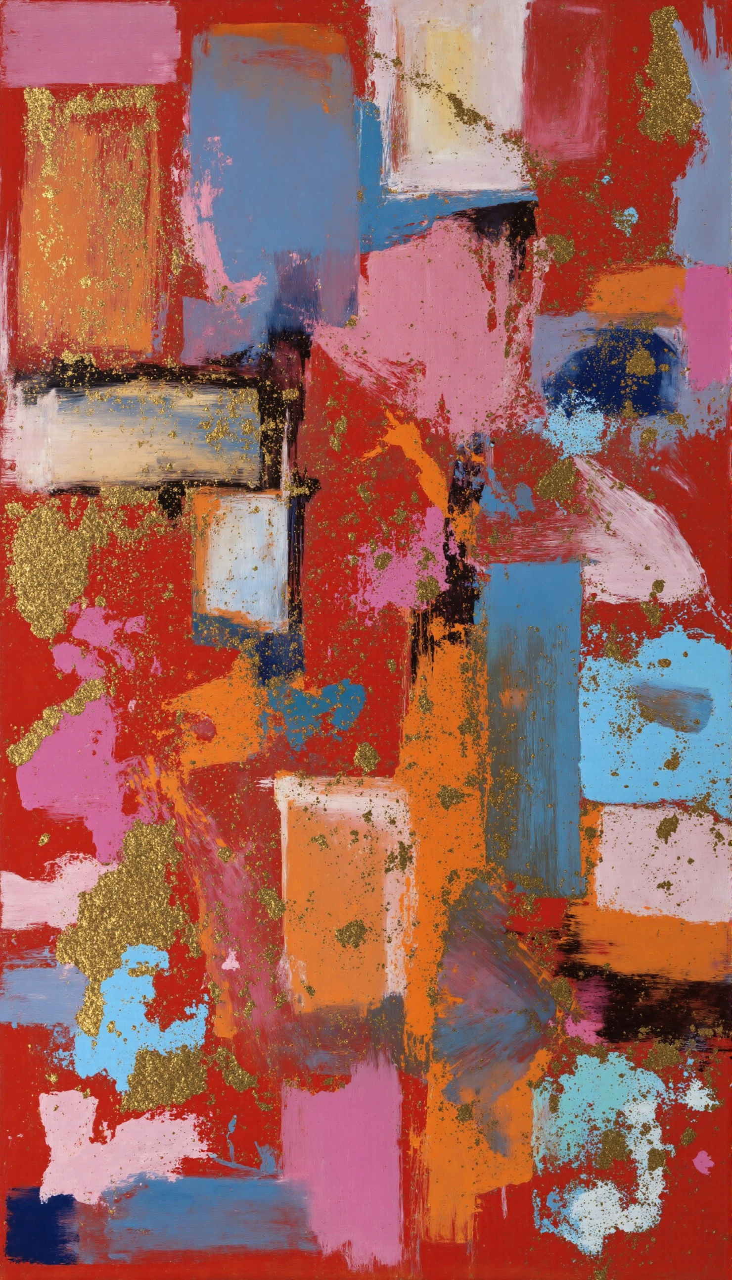 Dynamic Brushstroke Canvas #41283